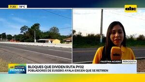 Descontento por bloques en ruta.  - ABC Noticias - ABC Color