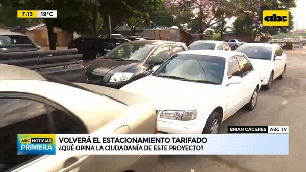 Volvería el estacionamiento tarifado - ABC Noticias - ABC Color