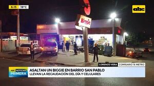 Asaltan un biggie en barrio San Pablo  - ABC Noticias - ABC Color