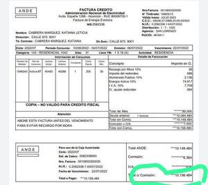 Crónica / Por una heladera y una tele, Ande le envió factura por diez millones de guaraníes