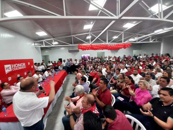 Vergara se consolida en Itapúa con fuerte respaldo de líderes nacionales