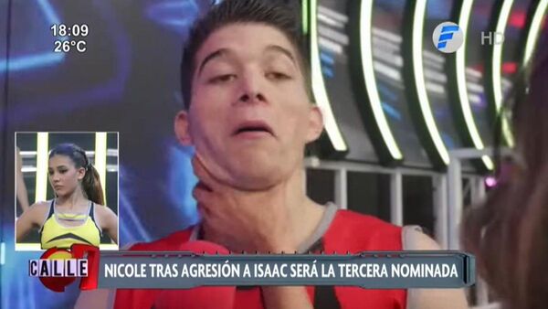 Calle 7 aplicó sanción a Nicole González por agredir a Isaac