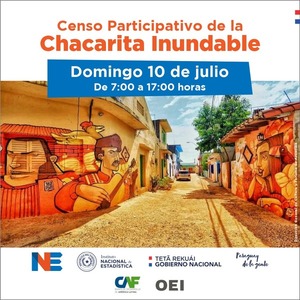 INE realiza este domingo Censo de 3.000 hogares en Chacarita Inundable - ADN Digital