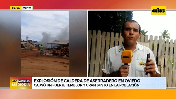 Tres heridos deja explosión de caldera en un aserradero ovetense - ABC Noticias - ABC Color