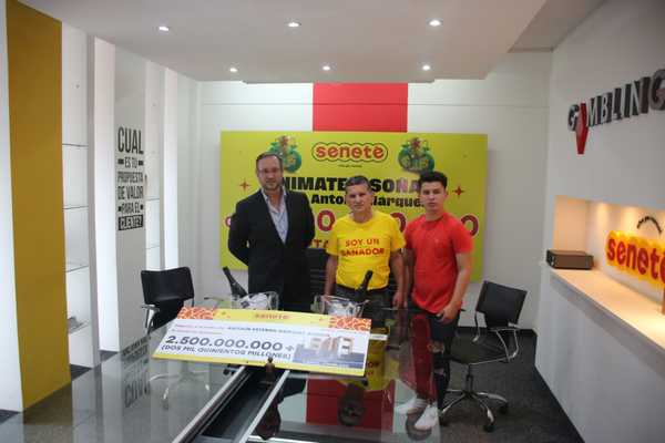 Seneté entregó G. 2. 500 millones a ganador | Locales | 5Días