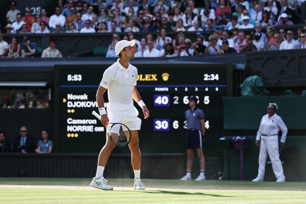 Versus / Djokovic derrota a Cameron Norrie y va por Kyrgios en la final de Wimbledon - Paraguaype.com