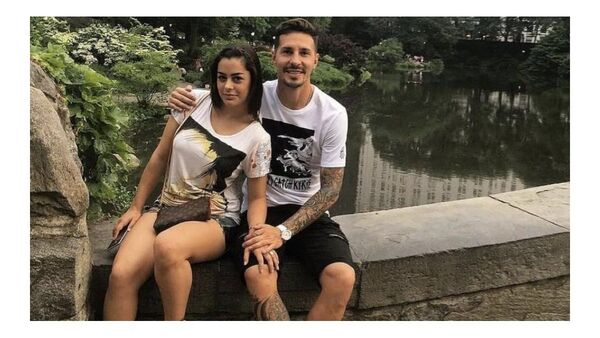 Larissa Riquelme no quiso hablar de la nueva condena de Jonathan Fabbro