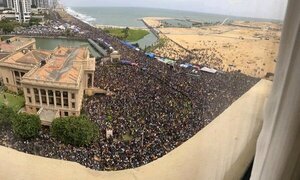 Crisis en Sri Lanka: El asalto a la residencia presidencial, en videos - Megacadena — Últimas Noticias de Paraguay