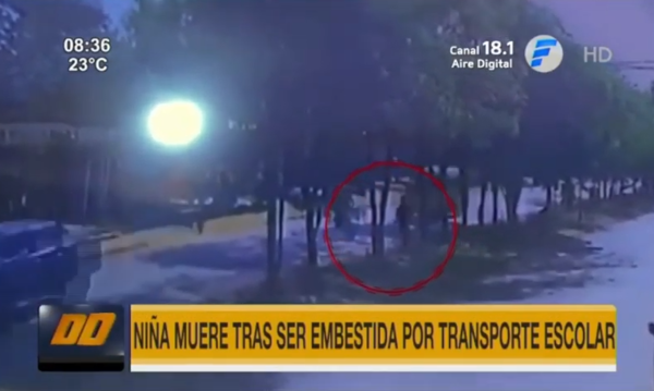 Niña muere tras ser embestida por un transporte escolar - Paraguaype.com