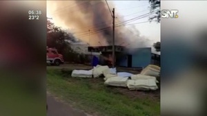 Local de artículos inflamables se incendió en Santaní - SNT