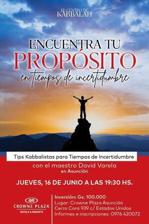 Maestro de Kabbalah disertará sobre cómo encontrar propósitos en tiempos de incertidumbre | Ñanduti