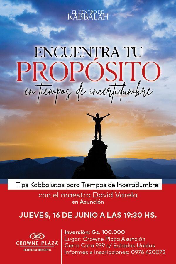 Maestro de Kabbalah disertará sobre cómo encontrar propósitos en tiempos de incertidumbre | Ñanduti
