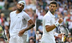 Djokovic-Kyrgios, un duelo explosivo que definirá el ganador de Wimbledon