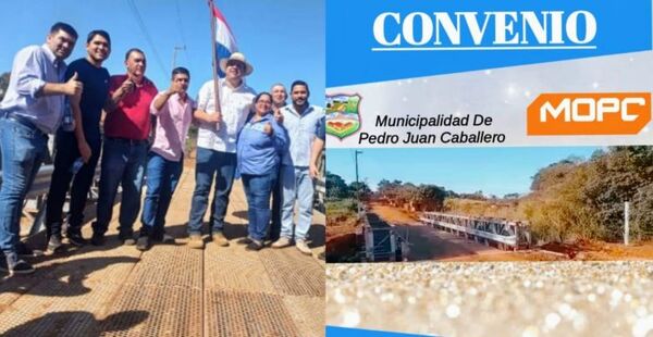 Seccionaleros inauguran puente construido en Kokue Puahu ignorando a la intendente de PJC