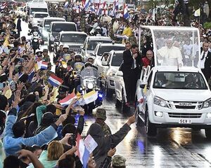 A 7 años de la histórica visita del Papa Francisco a Paraguay - Nacionales - ABC Color
