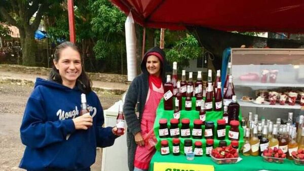 Doña hace helado de poroto, cerveza y jengibre en Areguá