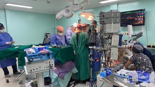 El nuevo corazón de Nahiara «late fuerte» tras cinco horas de cirugía - Paraguaype.com