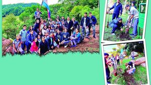 Jóvenes  crean conciencia  con reforestación y cortos