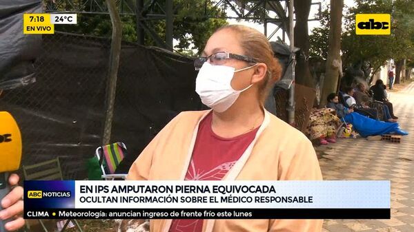 Presunta negligencia en amputación - ABC Noticias - ABC Color