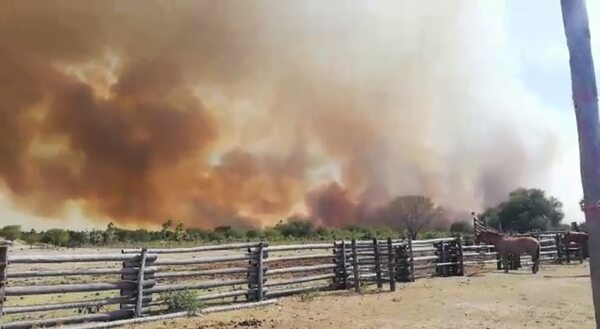 Controlan incendio en zona de Bahía Negra - Nacionales - ABC Color