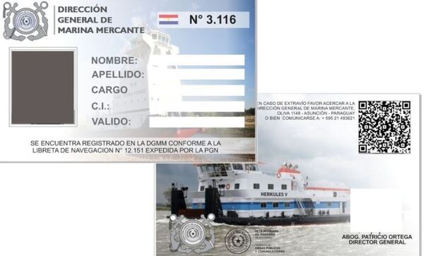 Marina Mercante implementará código QR para navegantes