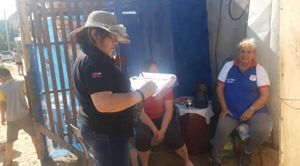 MUVH realizó nuevo censo a beneficiarios del barrio San Blas de Mariano R. Alonso
