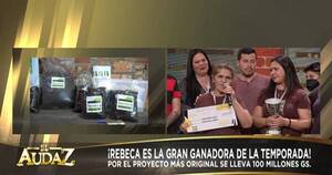 La Nación / Programa El Audaz benefició a 9 emprendedores y premió al proyecto más original