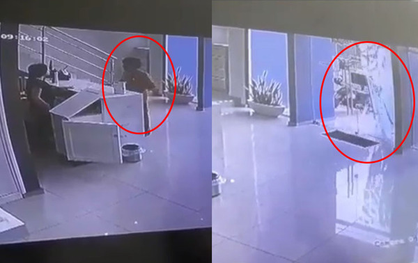 Hombre intentó robar y en su huida rompió una puerta de blindex en Coronel Oviedo – Prensa 5