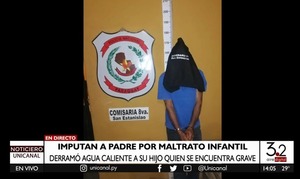 Santaní: padre derramó agua caliente a su hijo de tres años