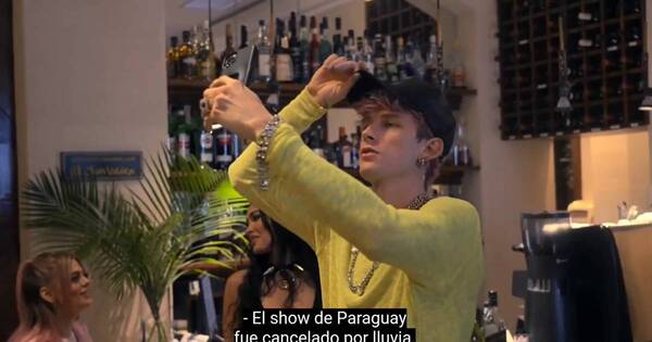 La Nación / Circulan imágenes del documental de Machine Gun Kelly en Paraguay