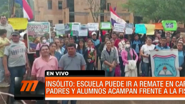 Mandan a remate escuela de Carapeguá