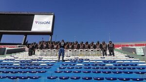 Policías "cascos azules" también hacen su pretemporada