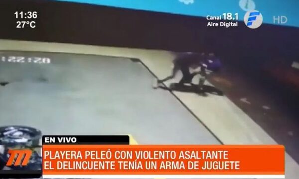 Playera enfrentó a violento asaltante en San Pedro - Paraguaype.com