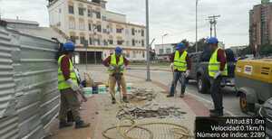 Inician la construcción de la línea subterránea eléctrica