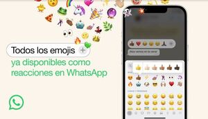 WhatsApp ya permite utilizar cualquier emoji para reaccionar a los mensajes - Tecnología - ABC Color