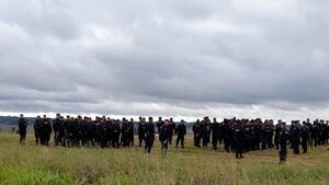 Gran despliegue policial para nuevo desalojo a indígenas en Caaguazú