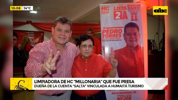 Limpiadora “millonaria” que fue presa. - ABC Noticias - ABC Color