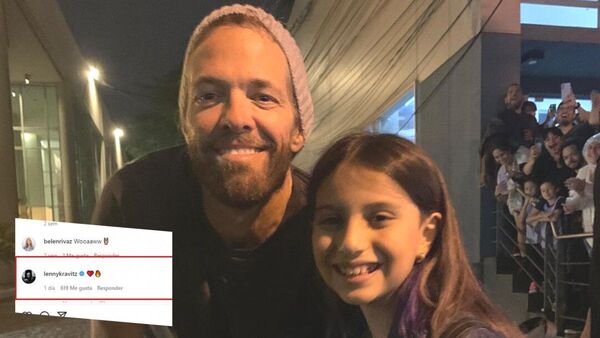 Emma Sofía llamó la atención de Lenny Kravitz y Billie Joe Armstrong