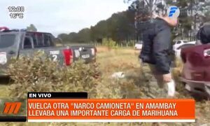 Vuelca otra ''narco camioneta'' en Amambay | Telefuturo