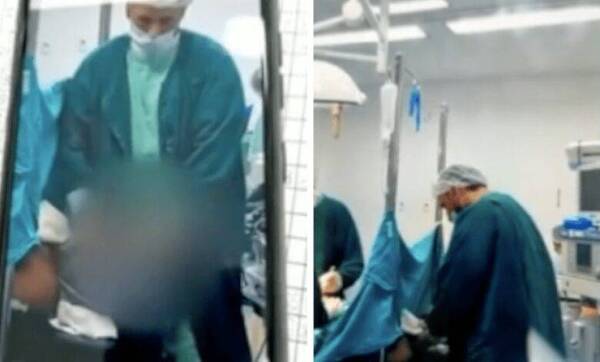 Crónica / ¡Asqueroso! Grabaron a anestesista abusando de paciente embarazada