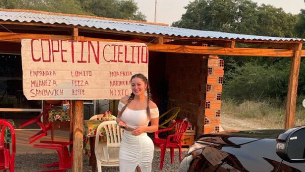 Pam recordó cuando iba a copetines con su novio