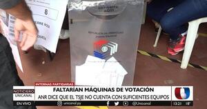 Internas partidarias: ANR asegura que faltarían máquinas de votación