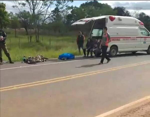 Crónica / San Pedro: Feroz camión embistió a un karaí guazú con su moto y lo mató