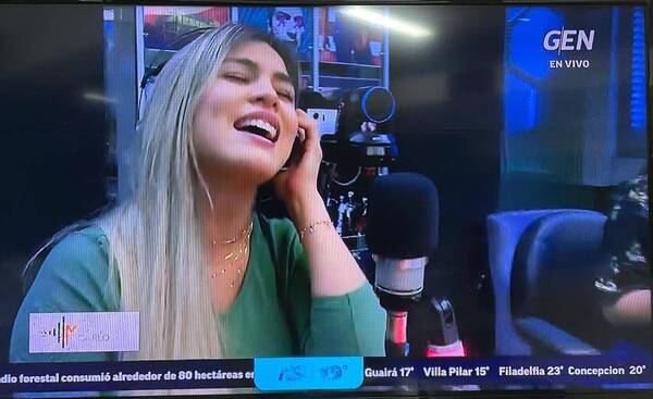 Crónica / Nadia Portillo envió un beso a su ex por portarse bien con ella