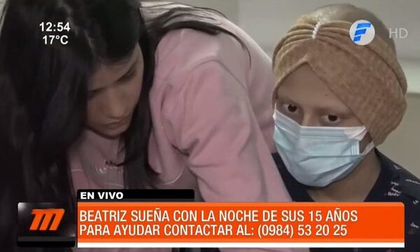 Adolescente con cáncer sueña con la noche de sus 15 años - Paraguaype.com
