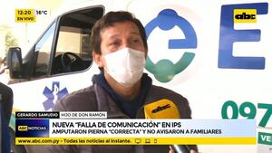 Nueva “falla de comunicación” en IPS  - ABC Noticias - ABC Color