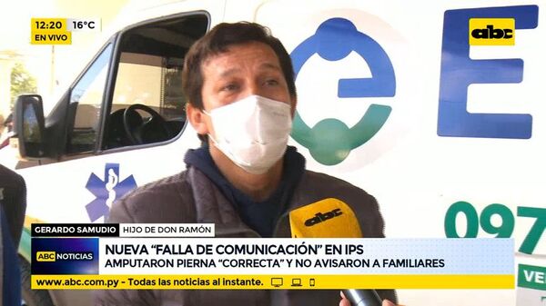 Nueva “falla de comunicación” en IPS - ABC Noticias - ABC Color