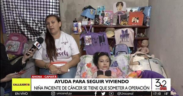 Madre ruega ayuda para su hija de 12 años con tumor cerebral