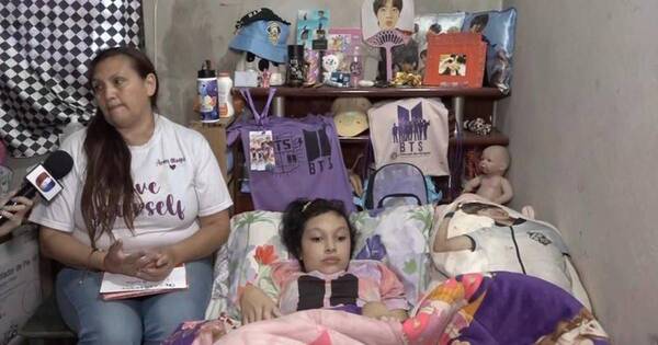 La Nación / Niña con tumor necesita ayuda para una cirugía y su familia no cuenta con los recursos
