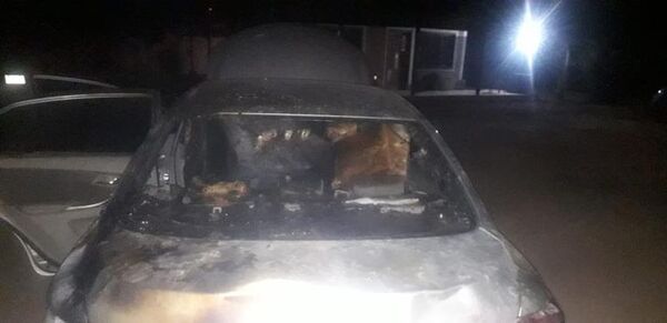 Se incendia vehículo de jefe policial en Mariscal Estigarribia - Policiales - ABC Color